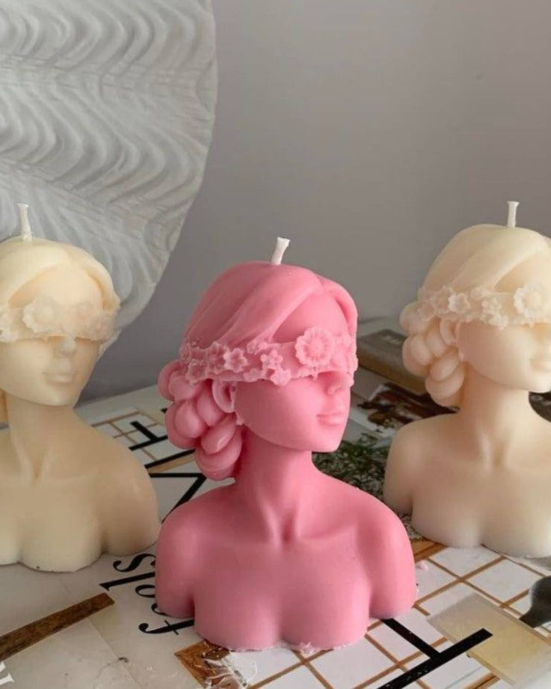 Lady Sculpture Candle