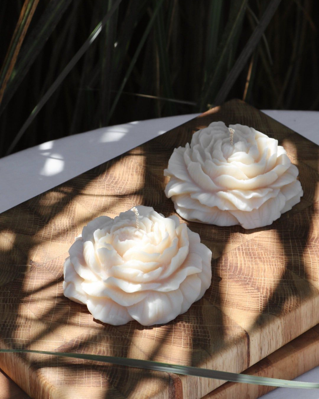 Handcrafted Artisanal Floral Candle